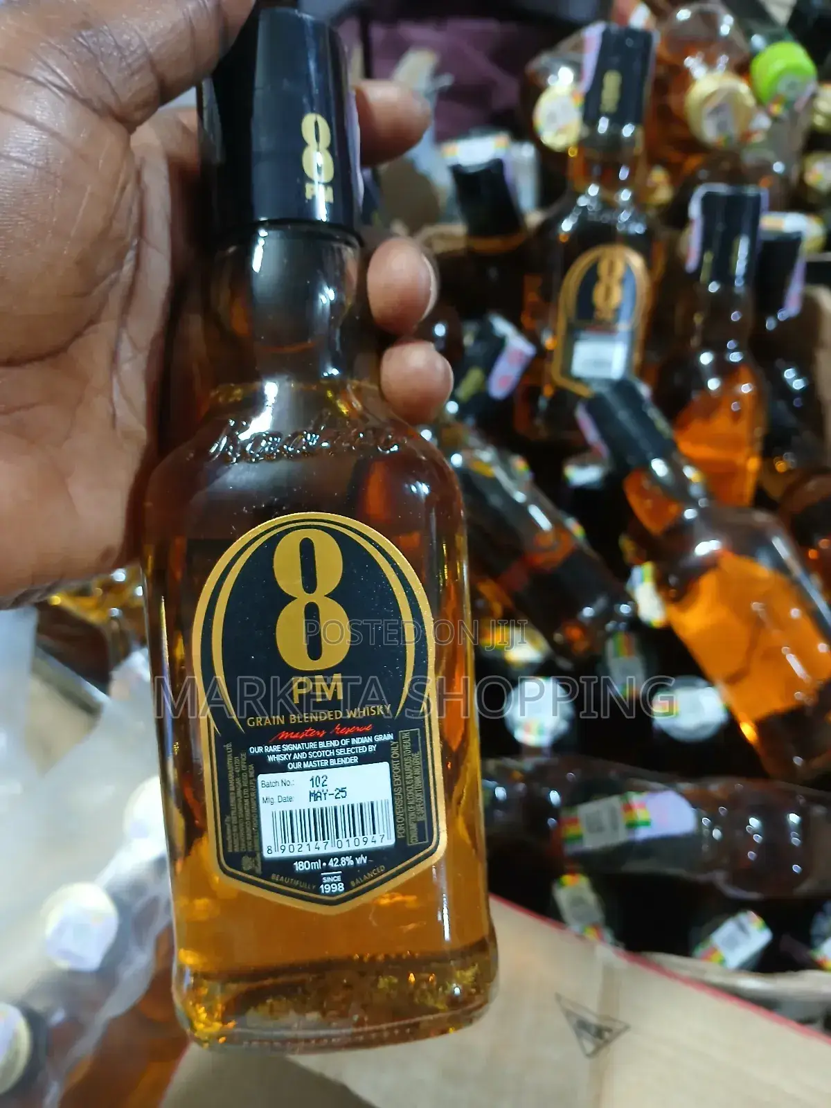 8 Pm Grain Blended Whiskey 180ml