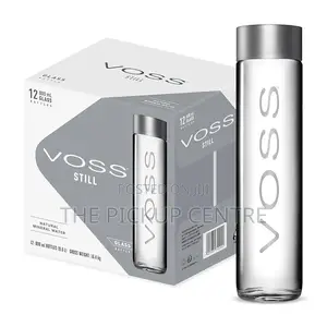 Voss Natural Mineral Water, 375ml X12 Still Glass Bottles