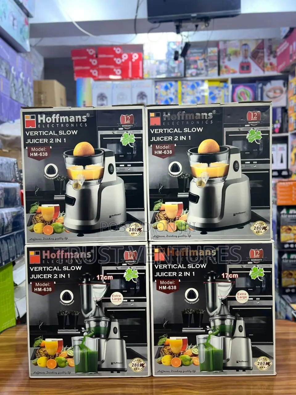 Hoffmans Slow Juicer 2 in 1
