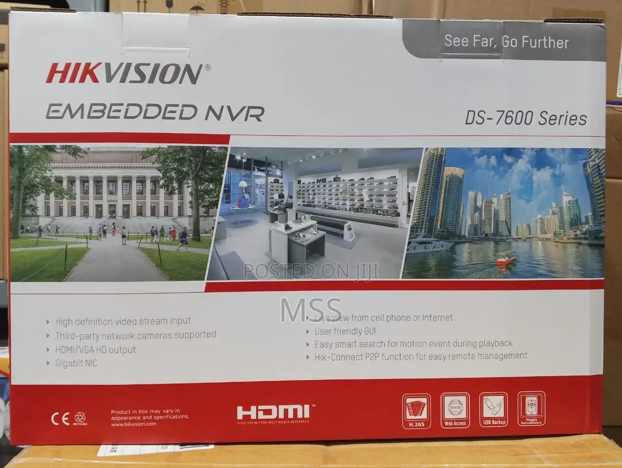 Ds-7616nxi- NVR 16ch Acusense Non Poe
