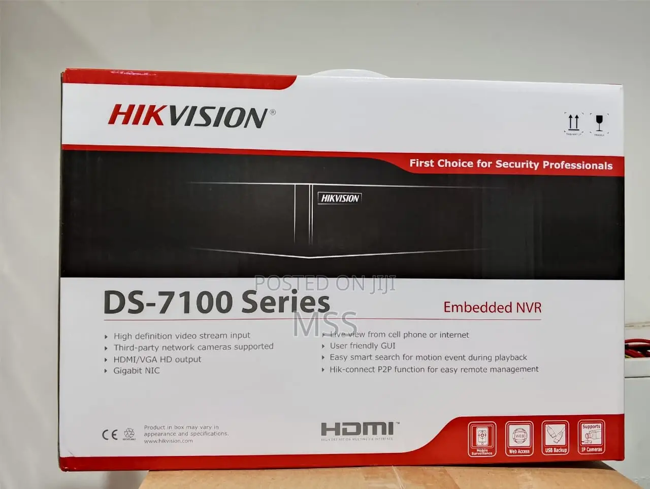 Ds-7104ni-Q1/4p/M NVR 4 Ch Poe Ni