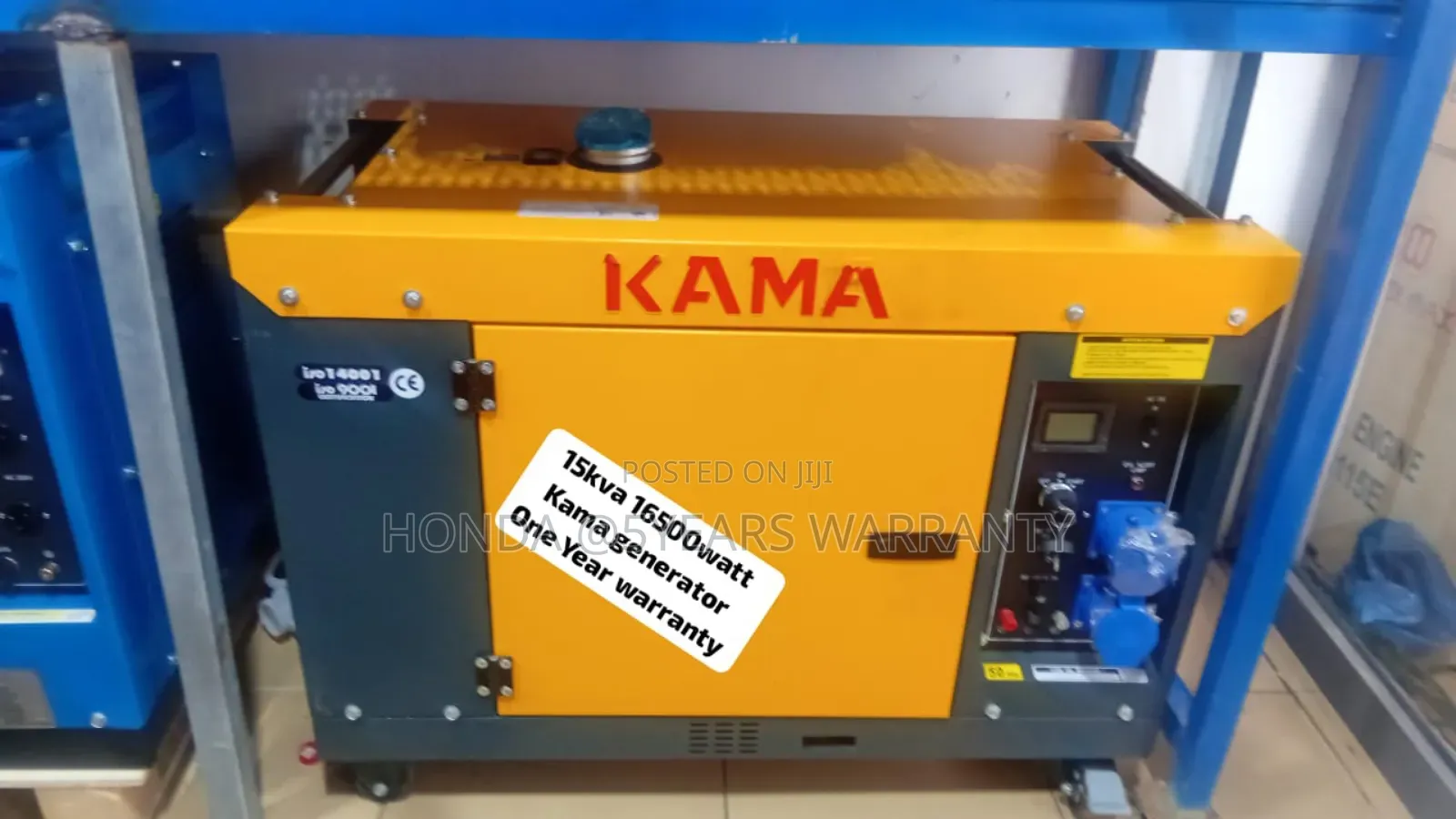 Emergency Backup Generator Kama 15kva 16500watt Diesel 15kva