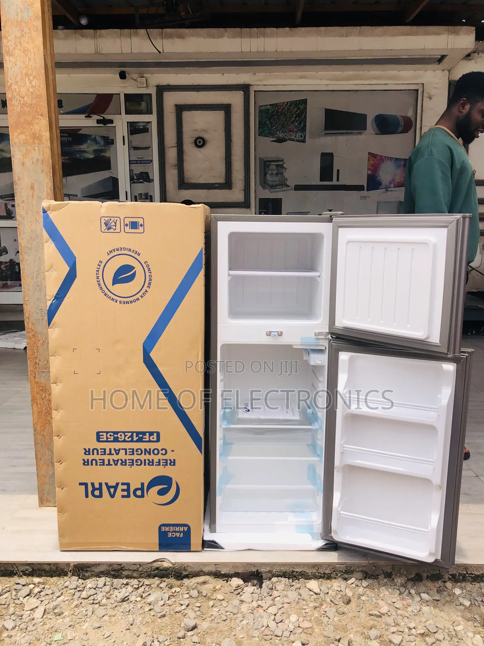 Many In Stock Pearl 80l Double Door Tabletop Refrigerator