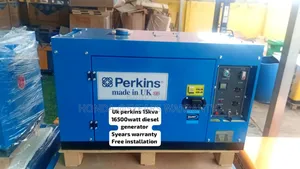 Diesel Powered Generator Perkins 15kva 16500watt Diesel