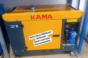 Quiet Operation Generator Kama 15kva 16500watt Diesel 15kva
