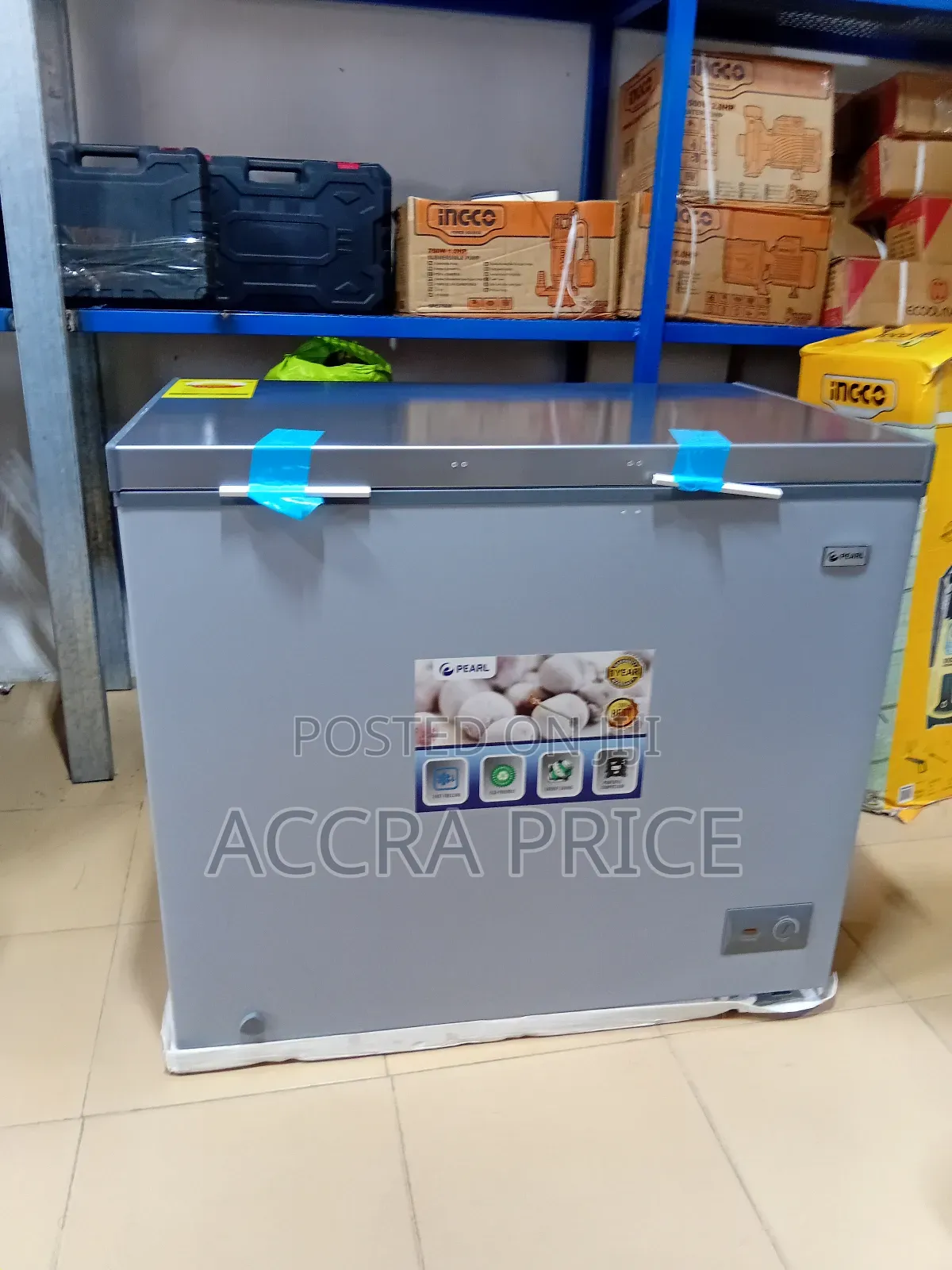 Efficient Freeze Chest Freezer 251l Pearl Chest Freezer