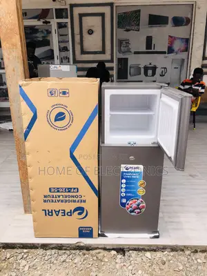Suitable for Homes Pearl 80l Double Door Tabletop Fridge