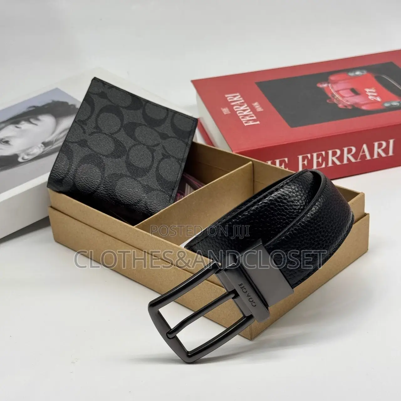 Set of Belt and Wallet