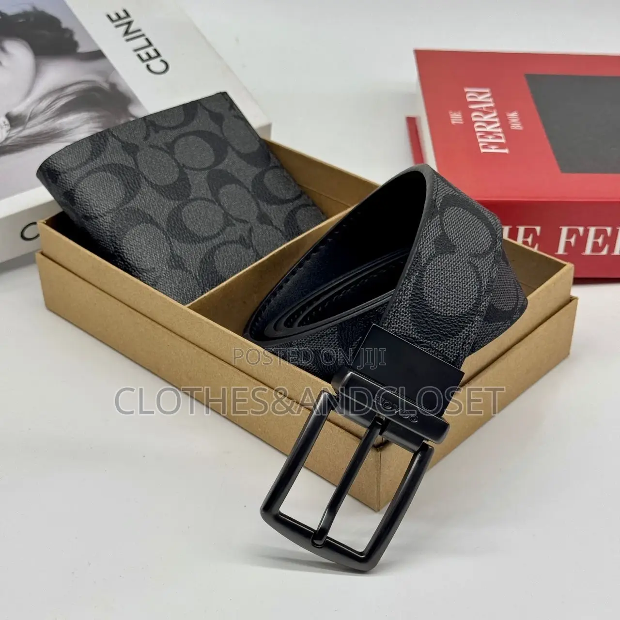 Set of Belt and Wallet