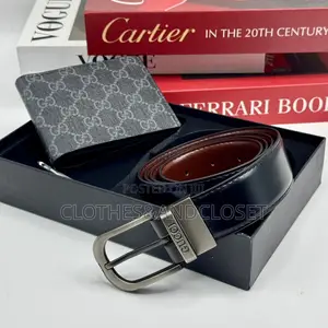 Set of Belt and Wallet