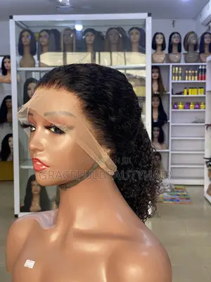 16 Inches Brazilian Super Double Drawn Wet Curls 360 Wig Cap