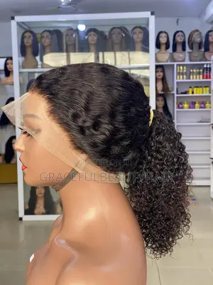 16 Inches Brazilian Super Double Drawn Wet Curls 360 Wig Cap