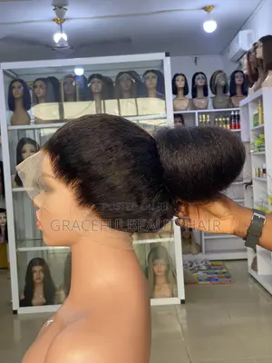 18 Inches Peruvian Remy Kinky Straight 360 Cap