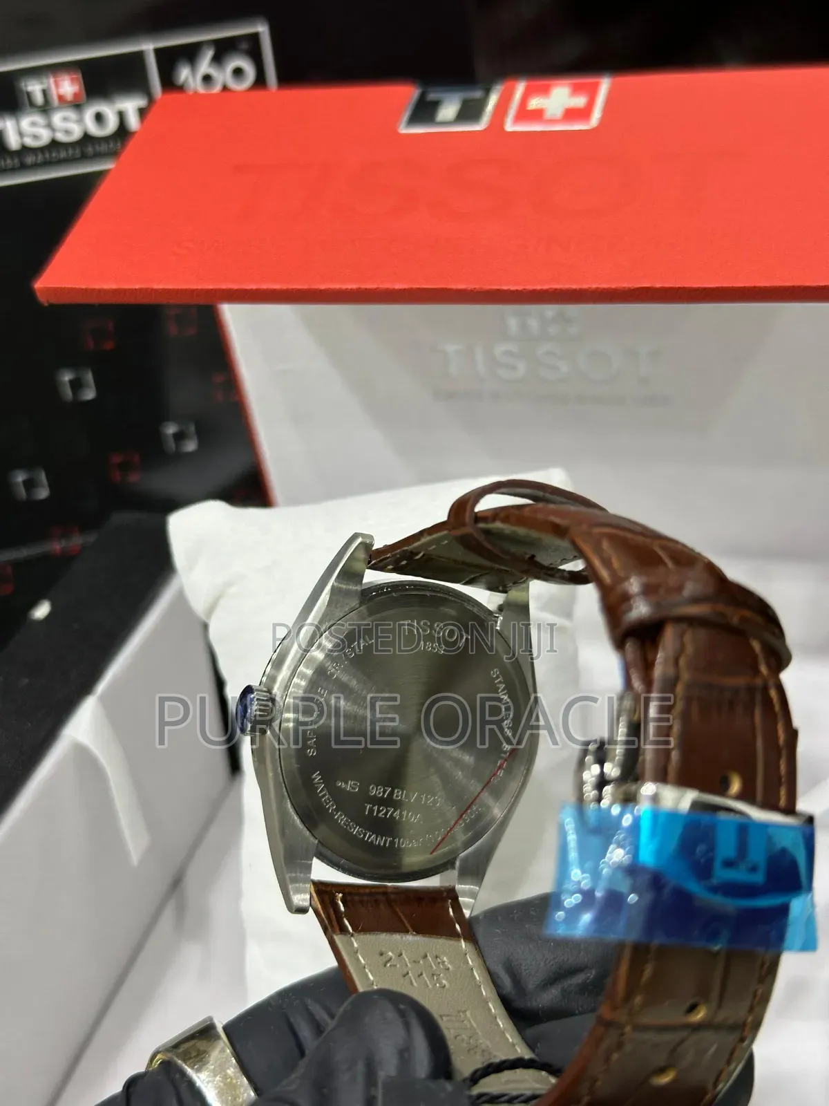 Brown Strap Tissot Powermatic 80 Silicium