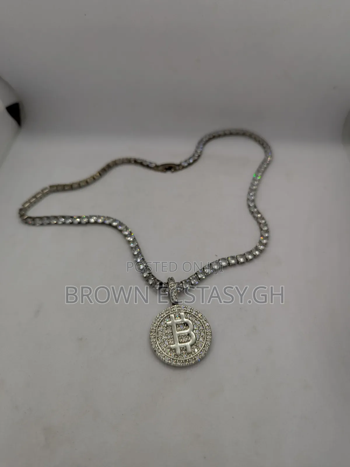 Bitcoin Iced Necklace