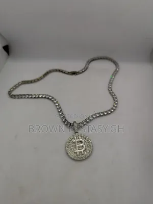 Bitcoin Iced Necklace