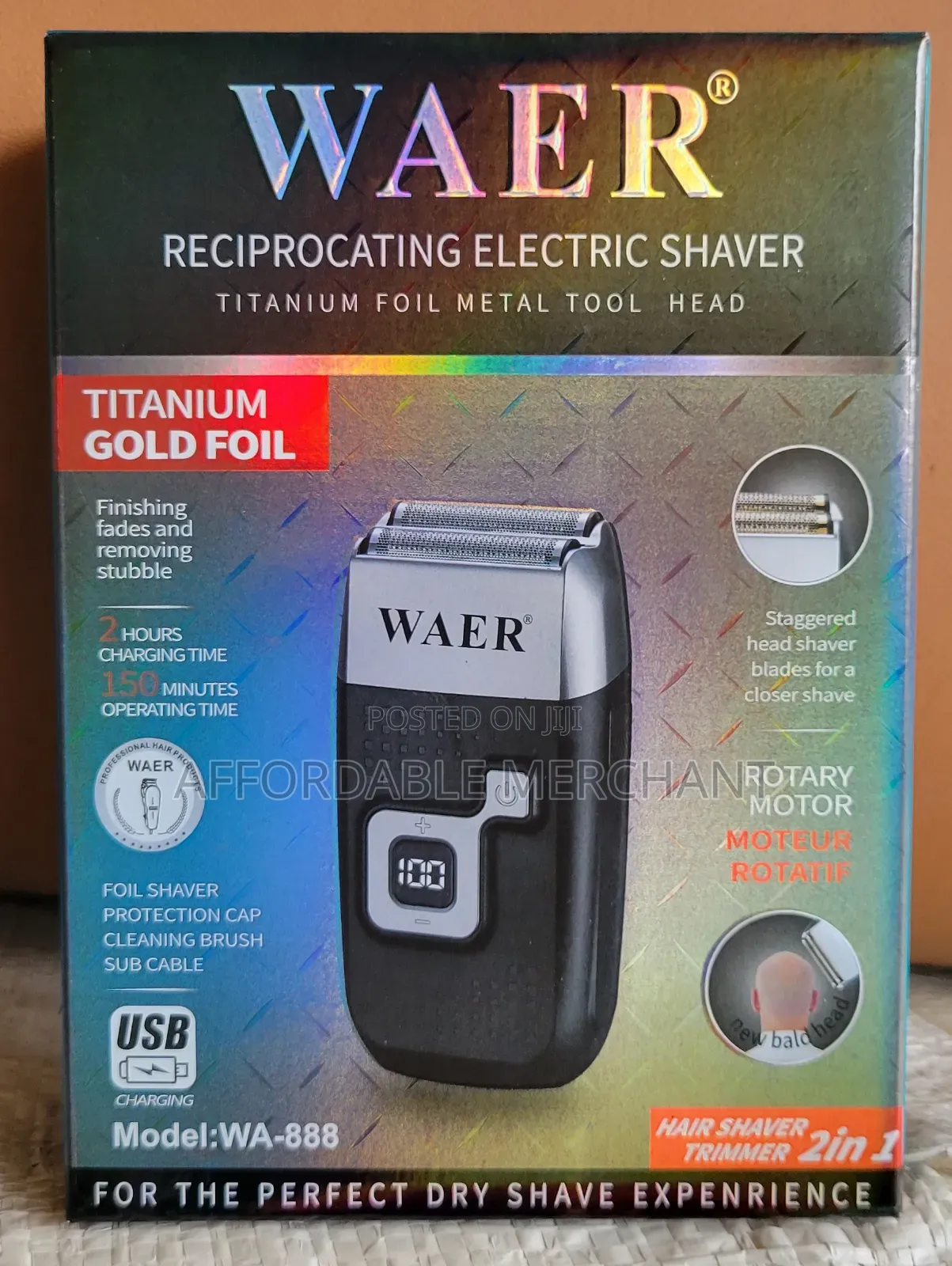 Professional Rechargeable Electric Shaver