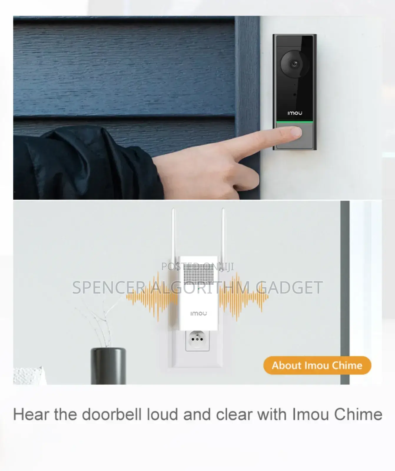 Dahua Imou Video Ring Wireless Doorbell