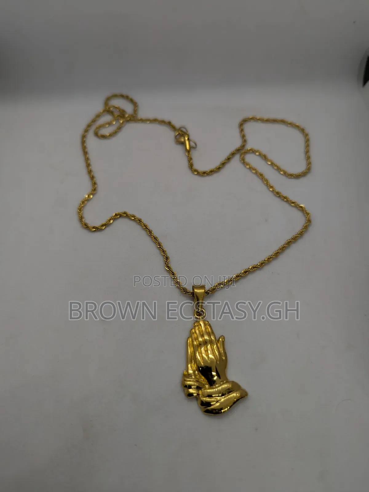 Pray Necklace ( Available in Gold or Silver Variant)