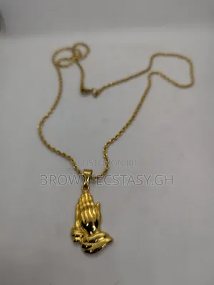 Pray Necklace ( Available in Gold or Silver Variant)