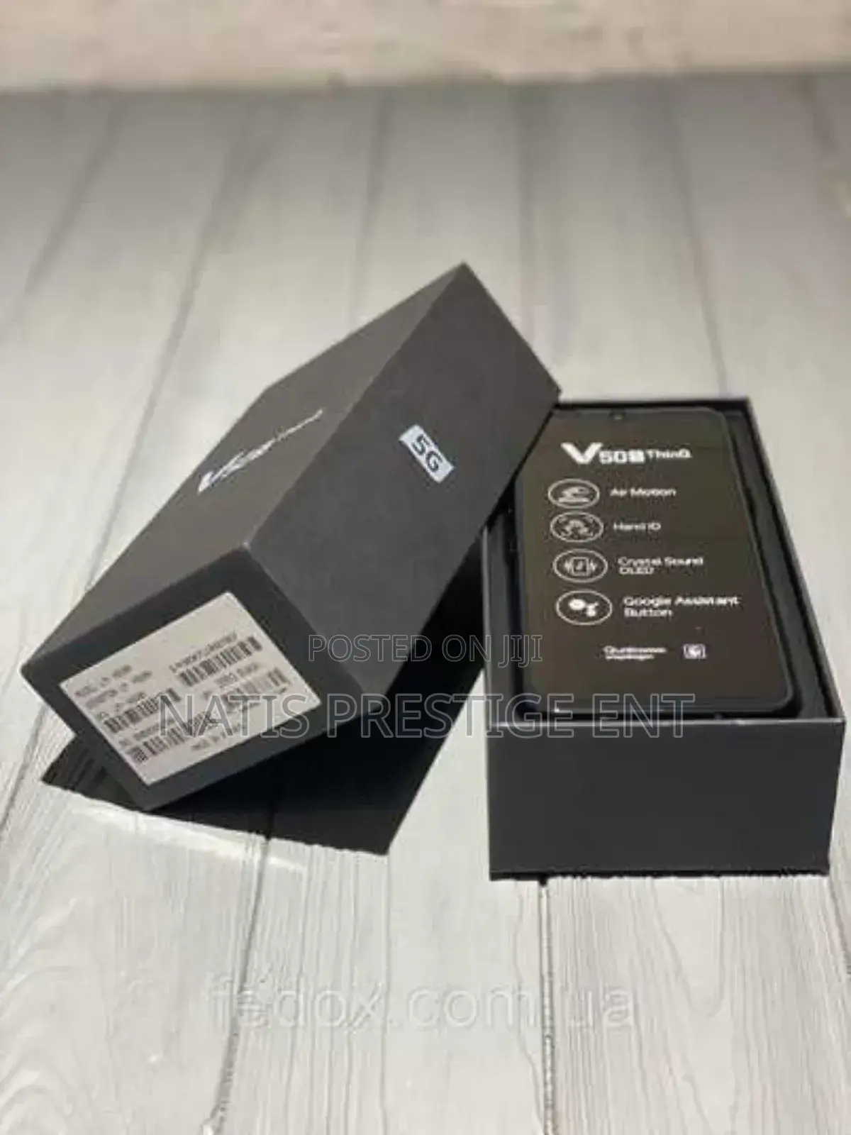 New LG V50 ThinQ 5G 128 GB Black