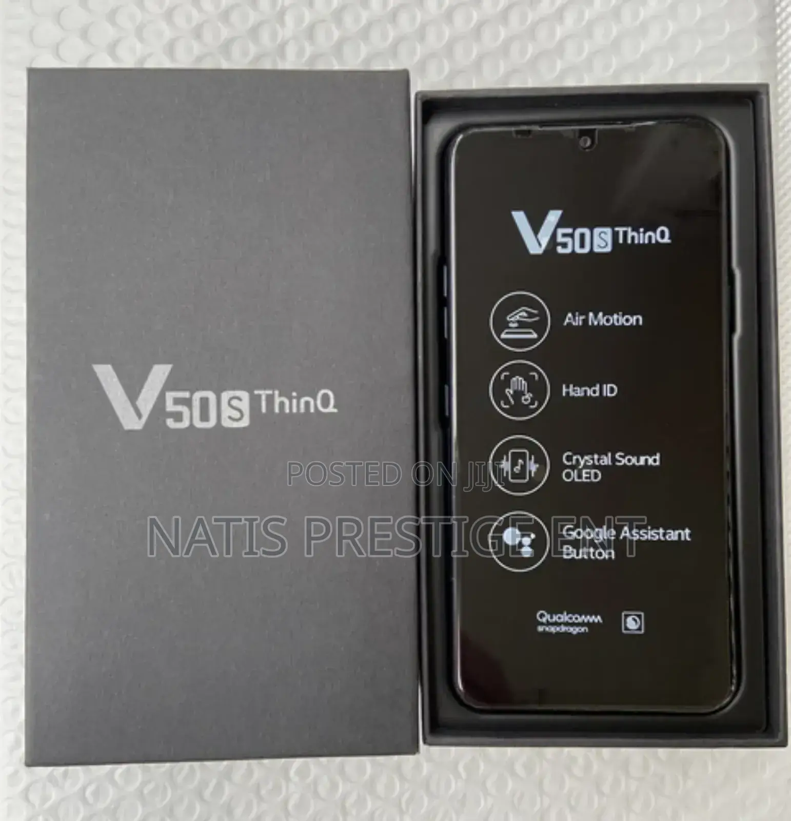 New LG V50S ThinQ 256 GB Black