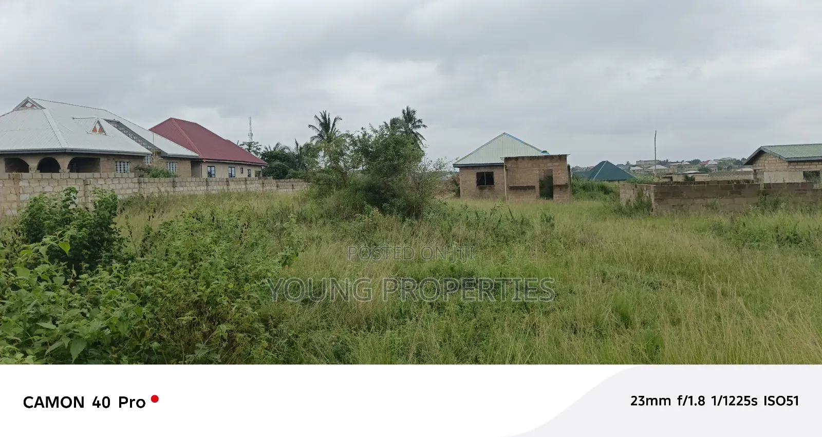 Half Plots of Land for Sale Amasaman Danchira 30,000