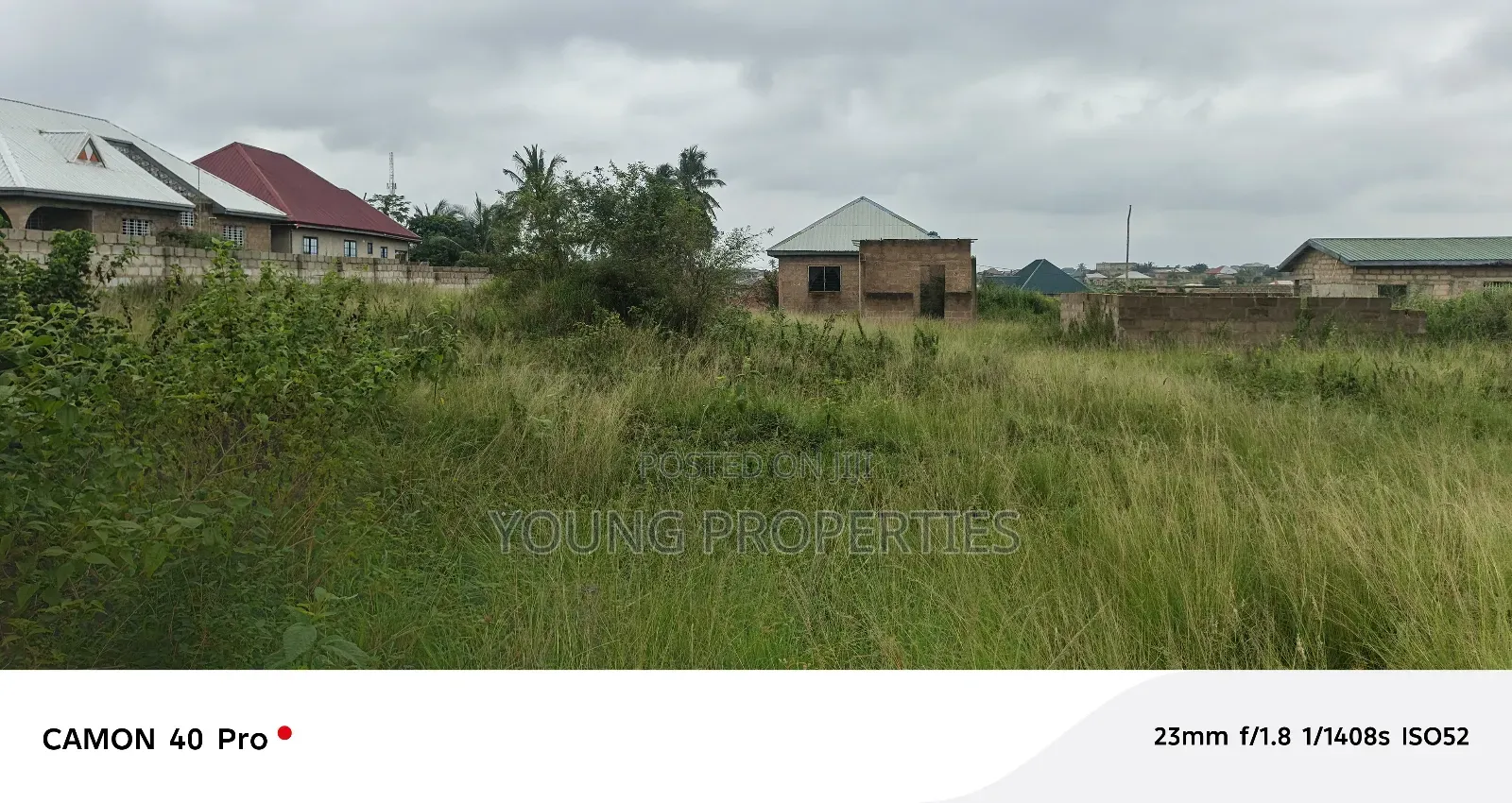 Half Plots of Land for Sale Amasaman Danchira 30,000