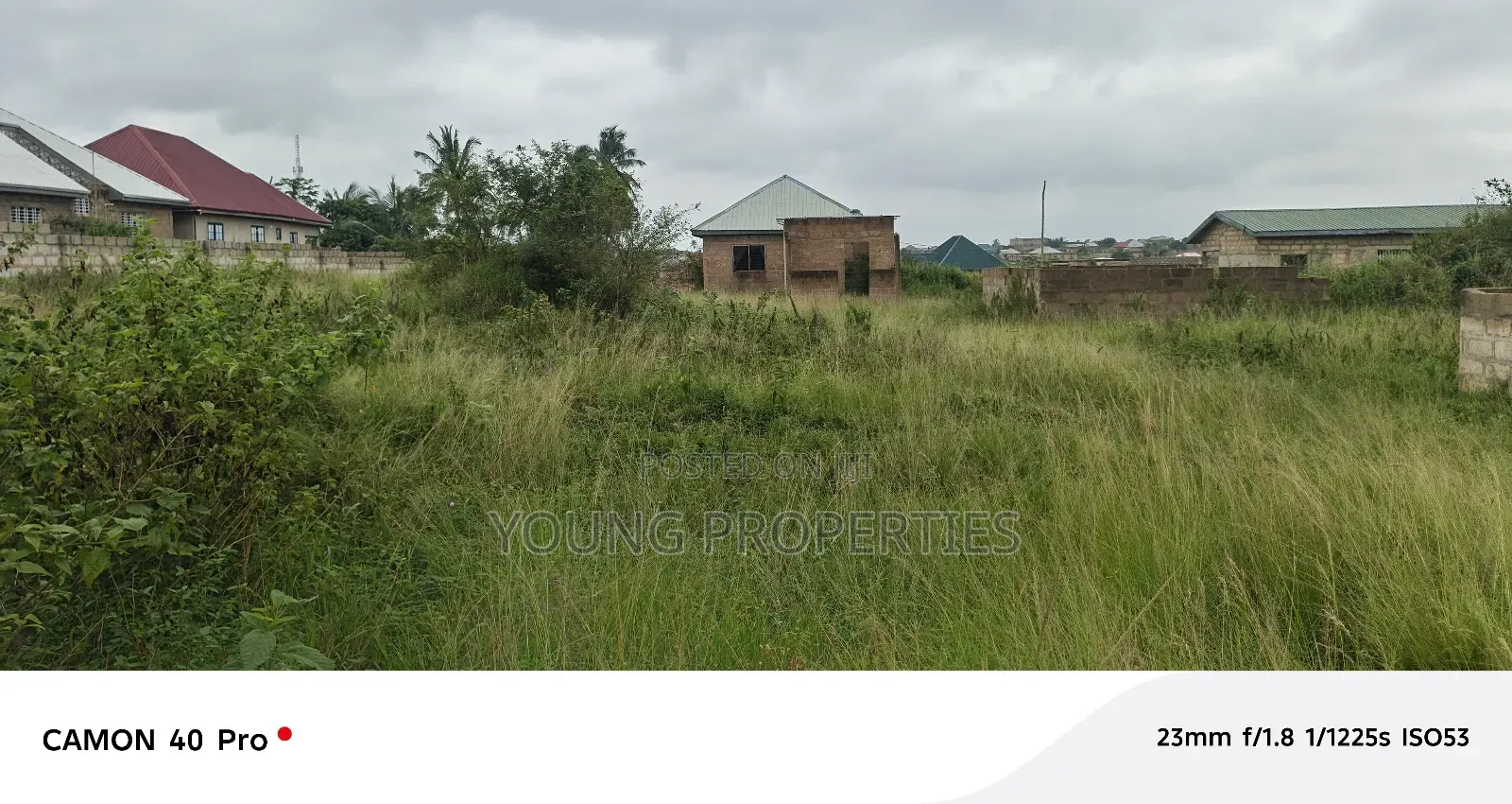 Half Plots of Land for Sale Amasaman Danchira 30,000