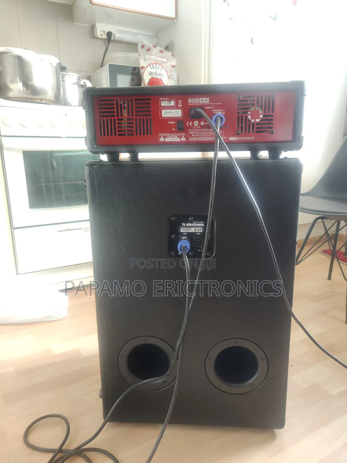 Tc Electronic 500w Bass Amplifier Bh500 Head & Bc212 2×12 Ca