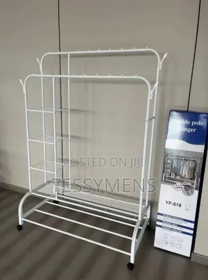 Cloth Hanger With Shelves