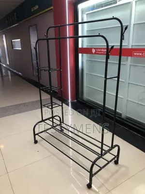Cloth Hanger With Shelves