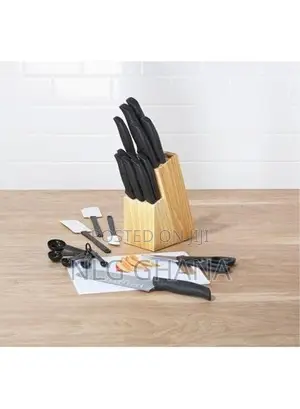 23-Piece Mainstays Stainless Steel Kitchen Knife