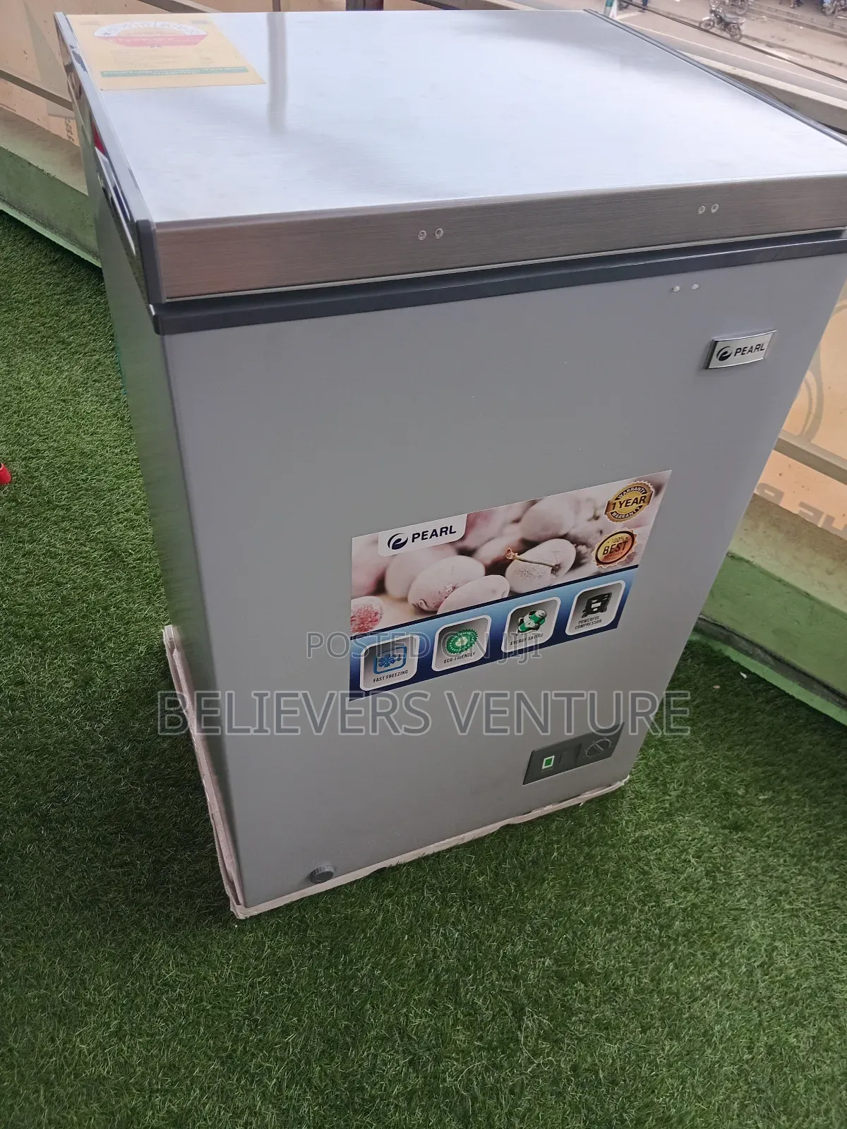 Powerful Freezing Single Door Fridge Pearl 98l Fridge
