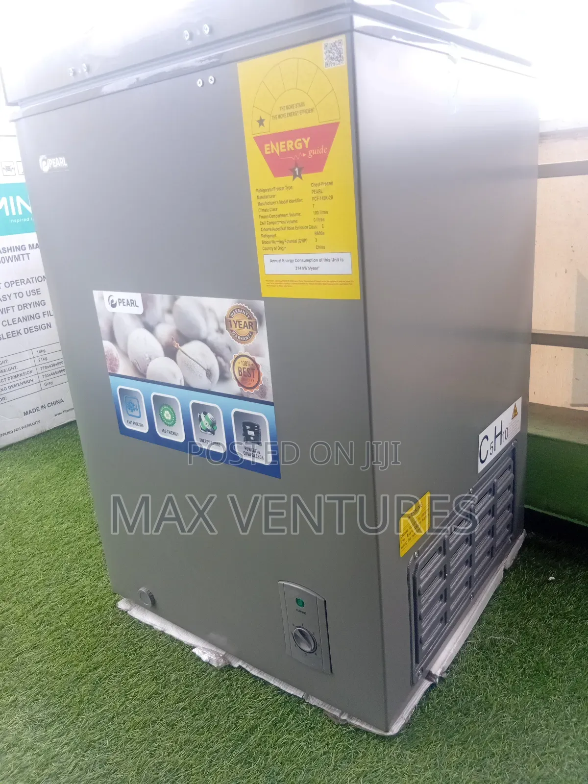 Profitable 100l Pearl Chest Freezer Energetic System Set