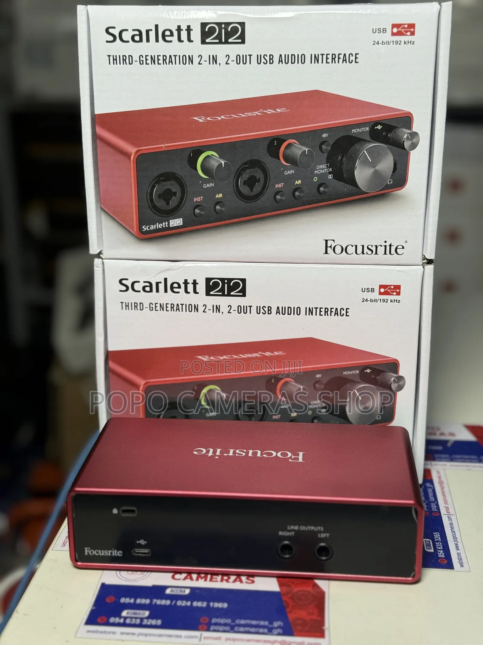 Focusrite Scarlett 2i2 3rdgen 2-In,2-Out Usb Audio Interface