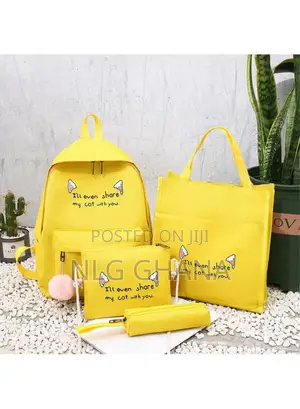 4pcs Casual Student School Backpack Set Tote. Tvx27690