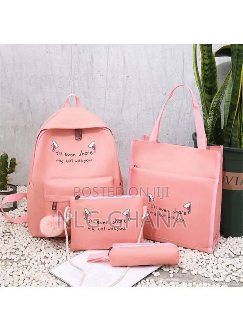 4pcs Casual Student School Backpack Set Tote. Tvx27690