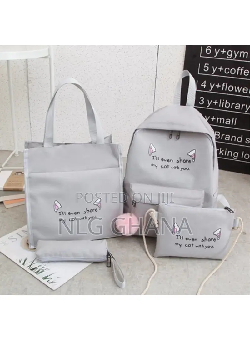 4pcs Casual Student School Backpack Set Tote. Tvx27690