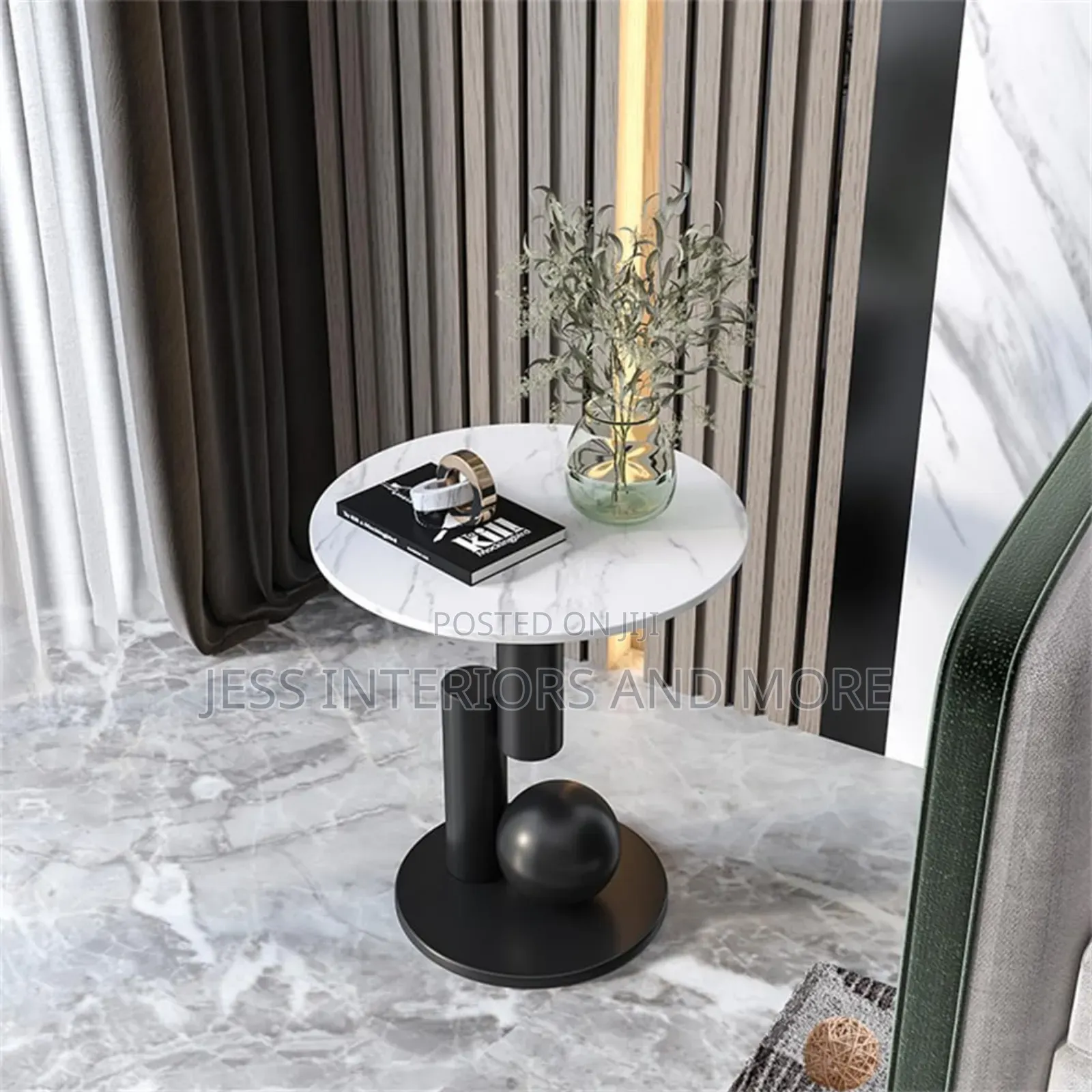 Side Table (Black+White)