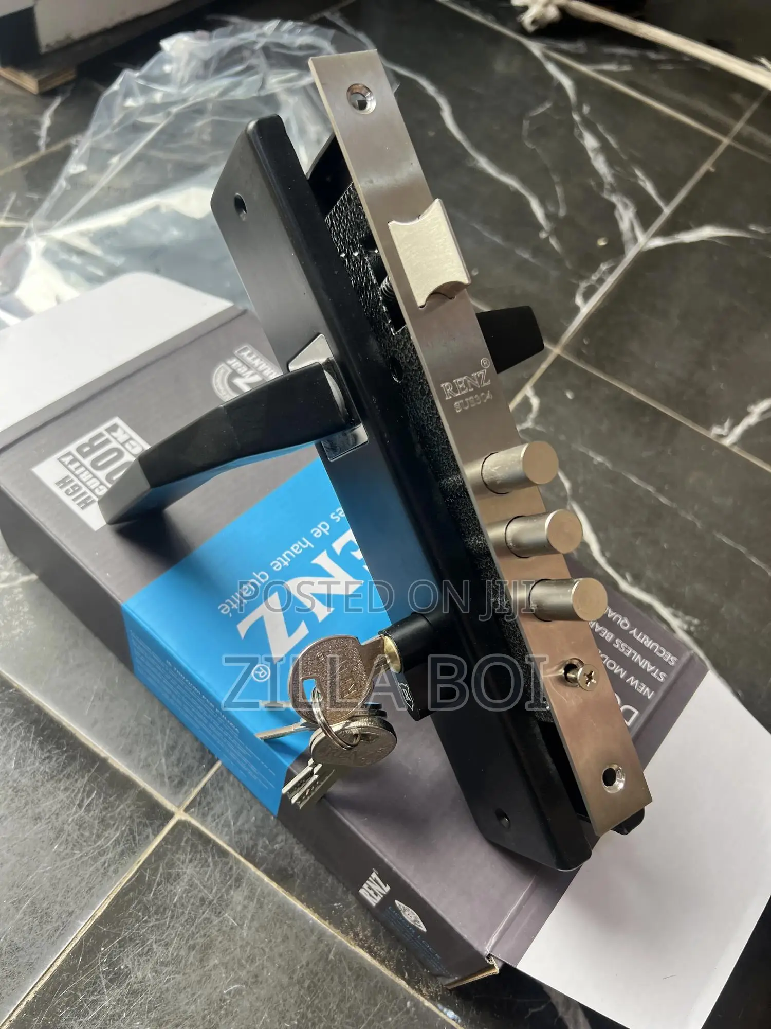 Black Wooden Lock