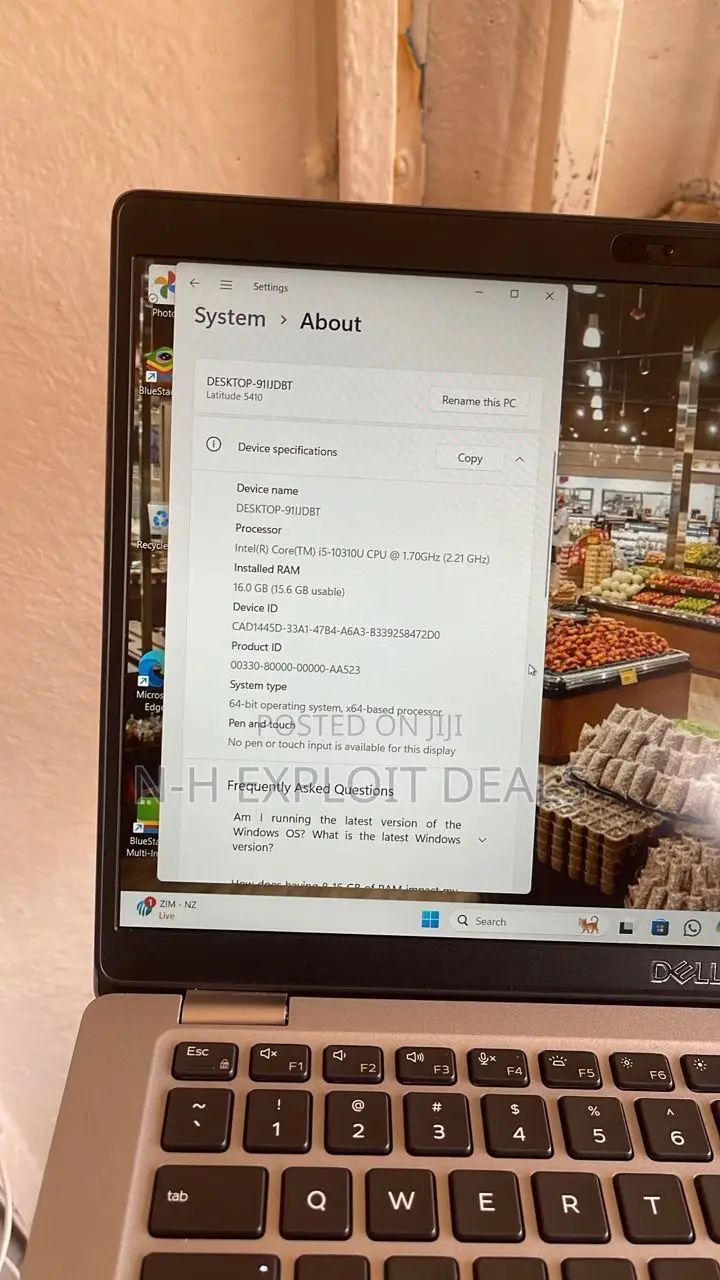 Laptop Dell Latitude 5410 16GB Intel Core I5 SSD 500GB