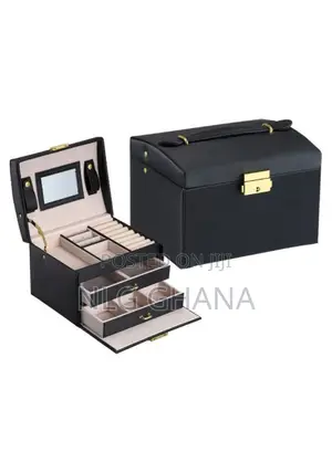 Jewelry Box Organizer Three-Layer Pu Leather. Tvx27279
