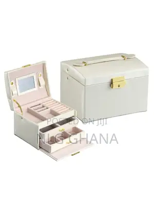 Jewelry Box Organizer Three-Layer Pu Leather. Tvx27279