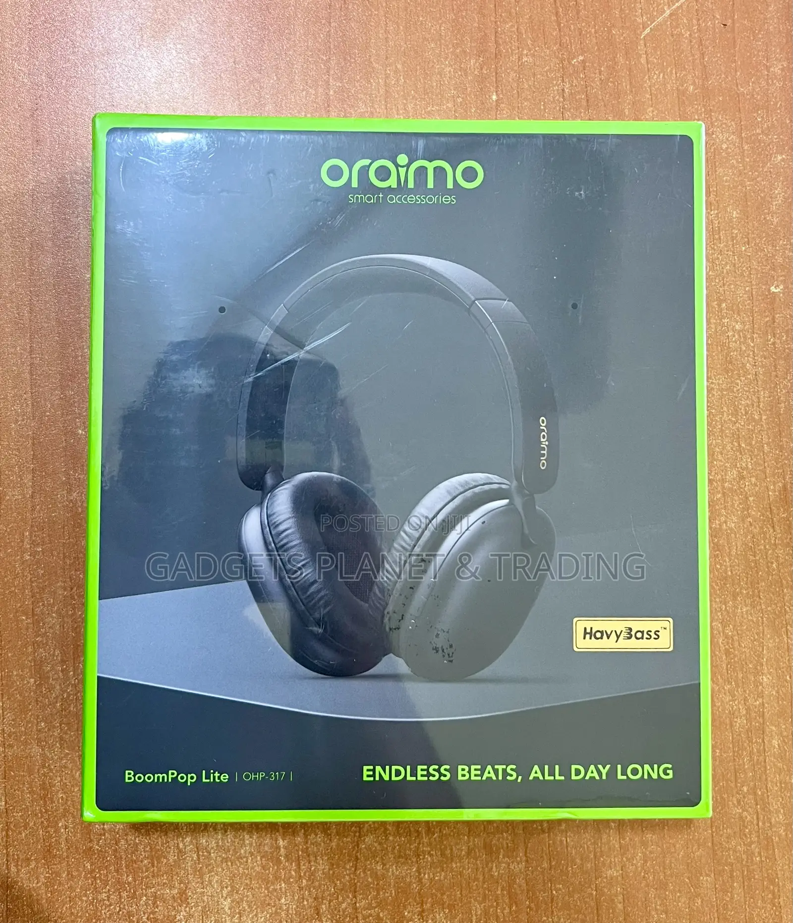Oraimo Boompop Lite Enc Over-Ear Wireless Headphones Ohp-317