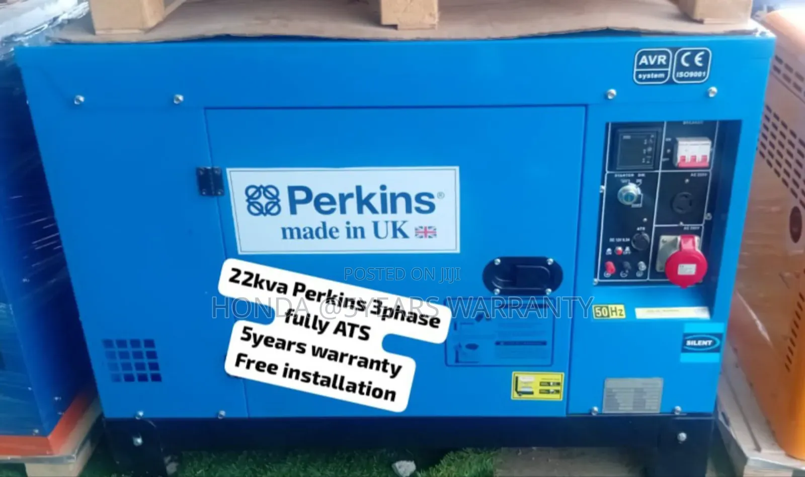 Commercial Use 22kva Perkins 3phase Generator Fully Ats