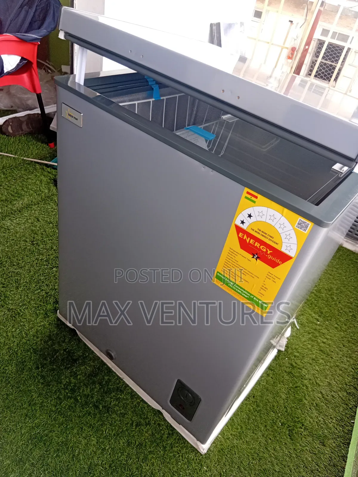 Energy Saving Gold Star Chest Freezer 141l Energy System Set