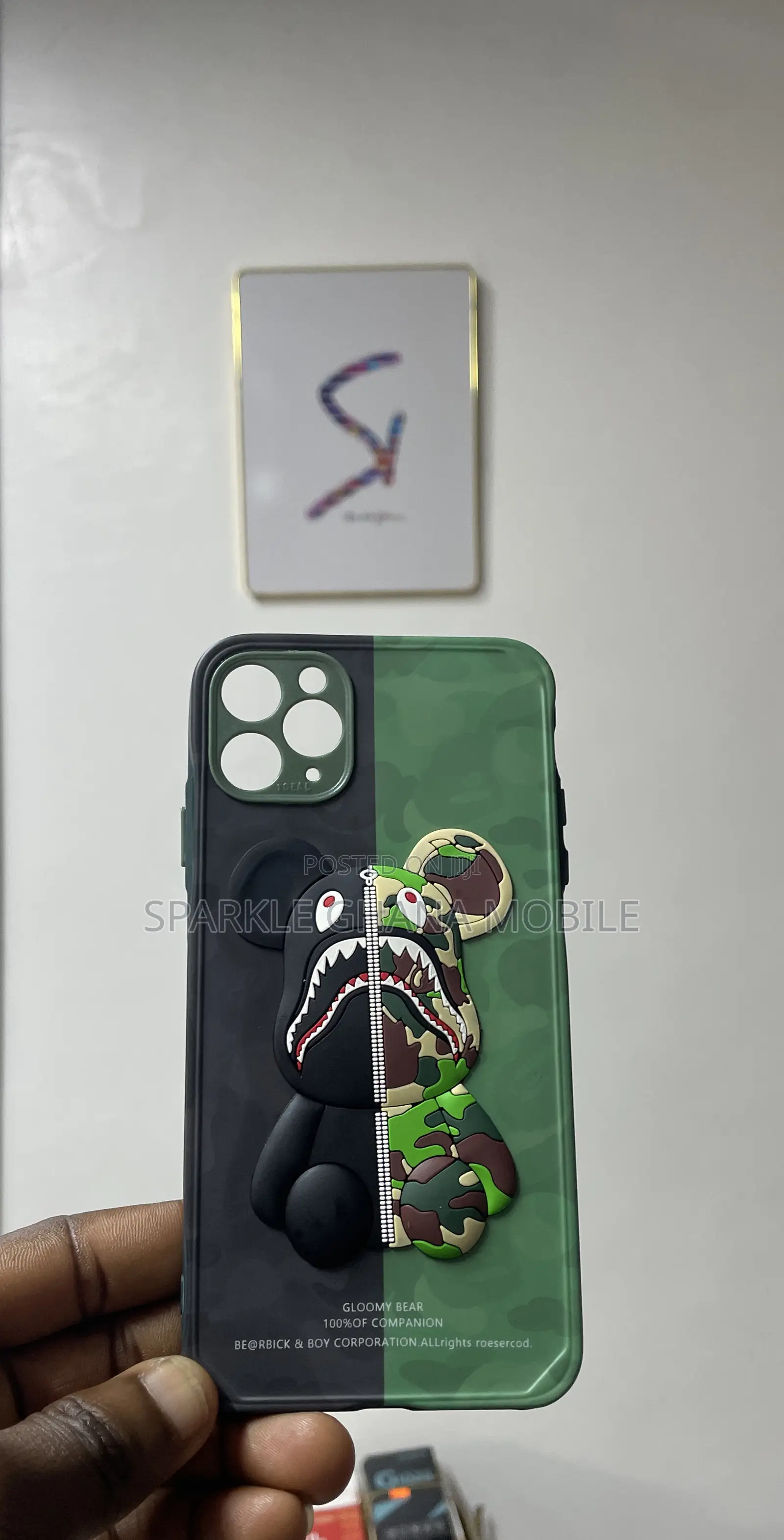 Apple iPhone 11 Pro Max Camo Shark Bear Case