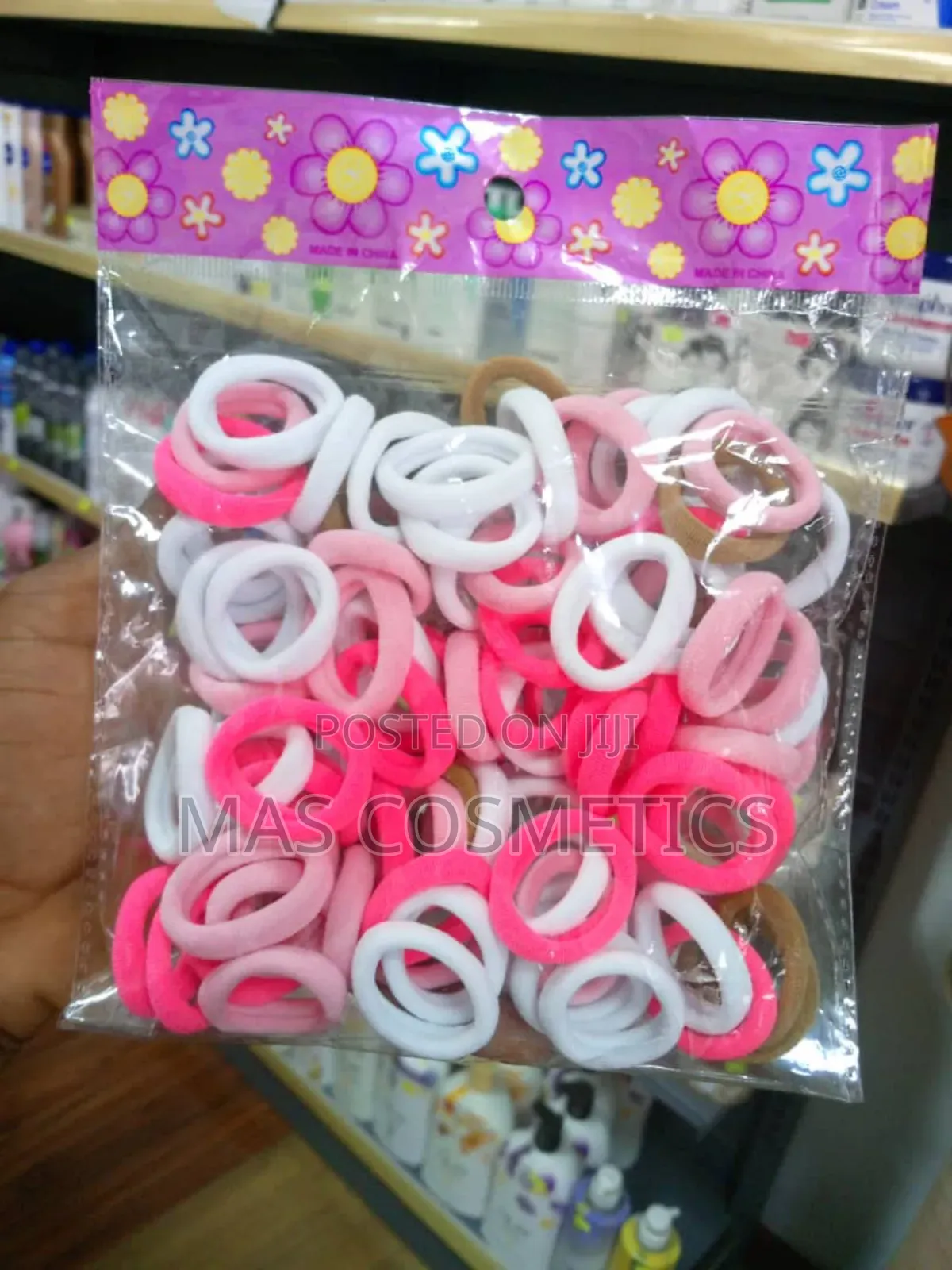 Cotton Toddler Hair Ties for Girls, Multicolor Hair Holders