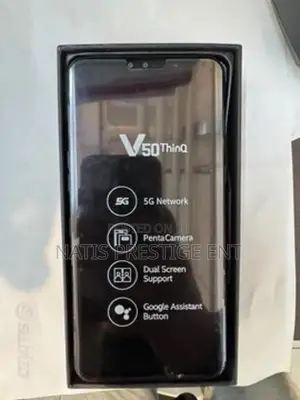 New LG V50 ThinQ 5G 128 GB Black